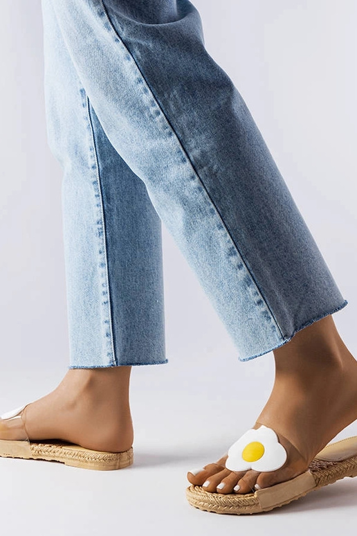 Gennemsigtige Foddie blomsterflip flops