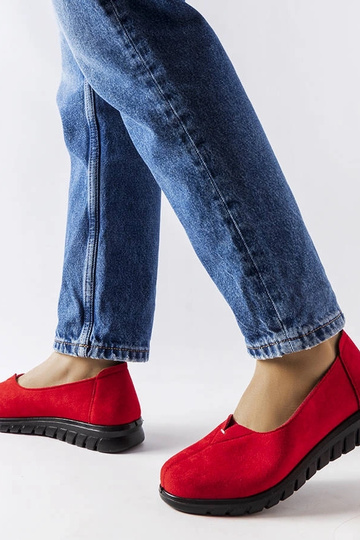 Røde letvægts Kheda loafers