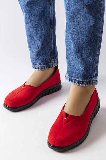 Røde letvægts Kheda loafers 2