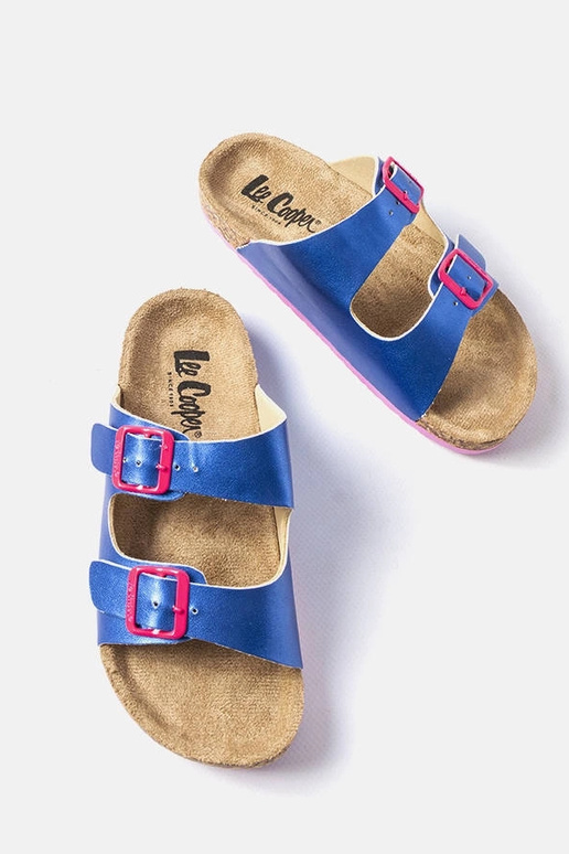 Blauwe slippers, „Lee Cooper...