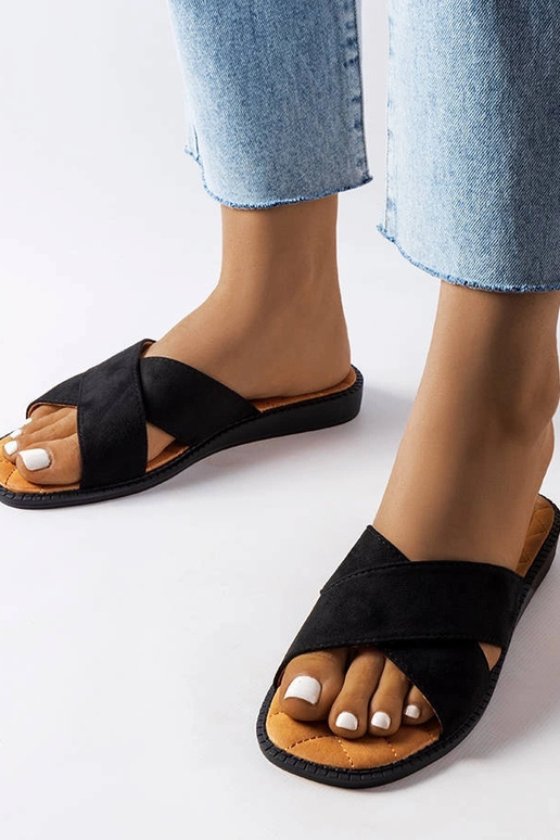 Sorte Tiana flip-flops