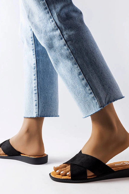 Sorte Tiana flip-flops