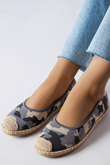 Benedum grå slip-on espadriller 2