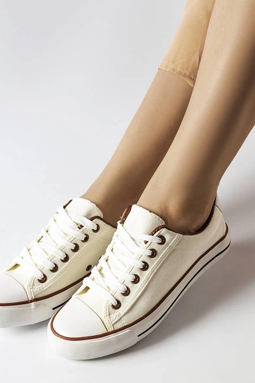 Sneakers i hvidt stof fra Mascherone Sneakers i hvidt stof fra Mascherone