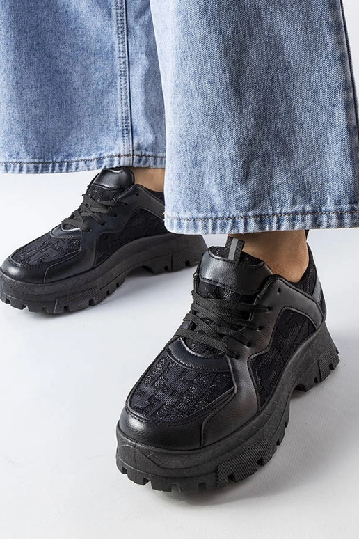 Sorte chunky Brunswick sneakers Sorte chunky Brunswick sneakers