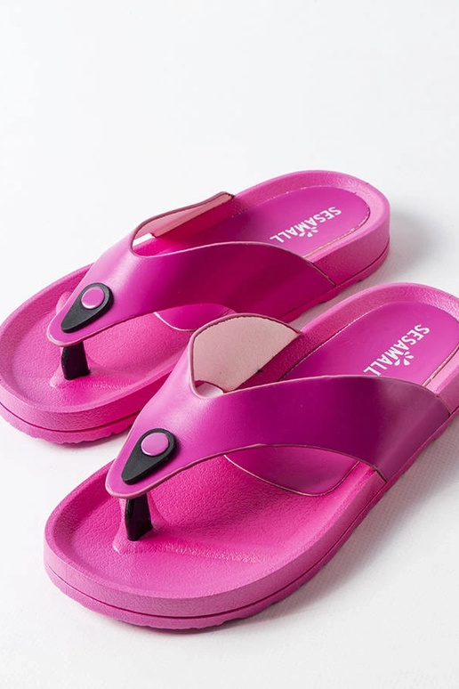 Elide Pink Platform flip-flops