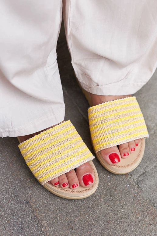 Capovalle gule flettede klipklapper Capovalle gule flettede klipklapper