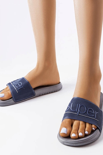 Azelio Grå gummiflip-flops