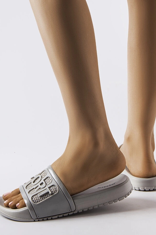 Moiariello Grå gummiflip-flops