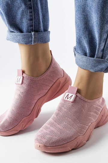 Pink stof sportssko til...