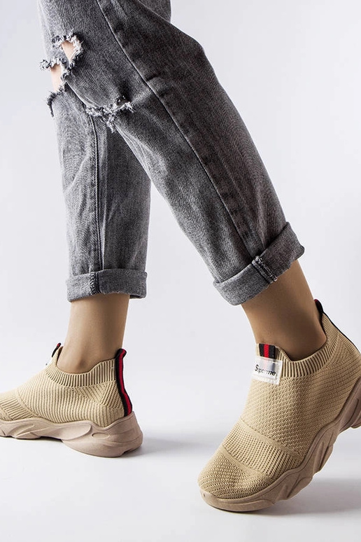 Mørk Beige Greco Slip-On Sportssko... Mørk Beige Greco Slip-On Sportssko...