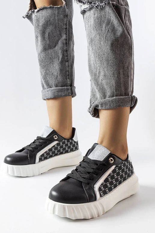 Sorte Giuseppe platform sneakers Sorte Giuseppe platform sneakers