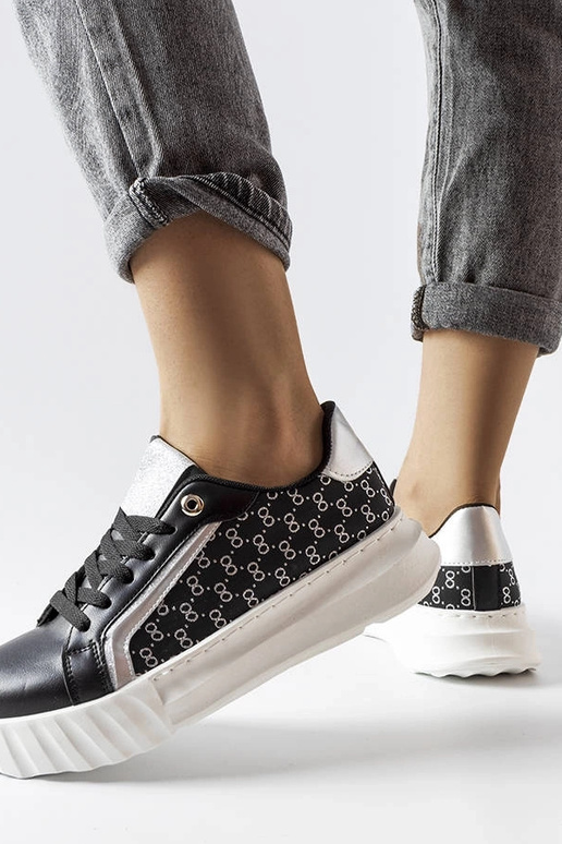 Sorte Giuseppe platform sneakers Sorte Giuseppe platform sneakers