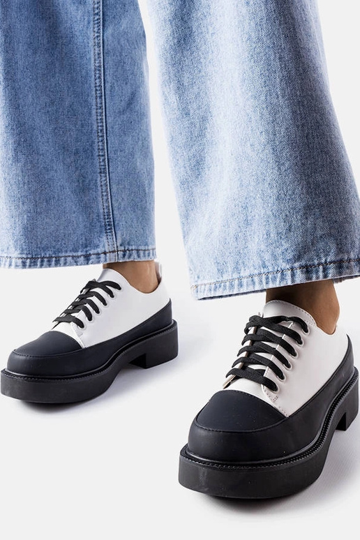 Hvide flade sko Merico