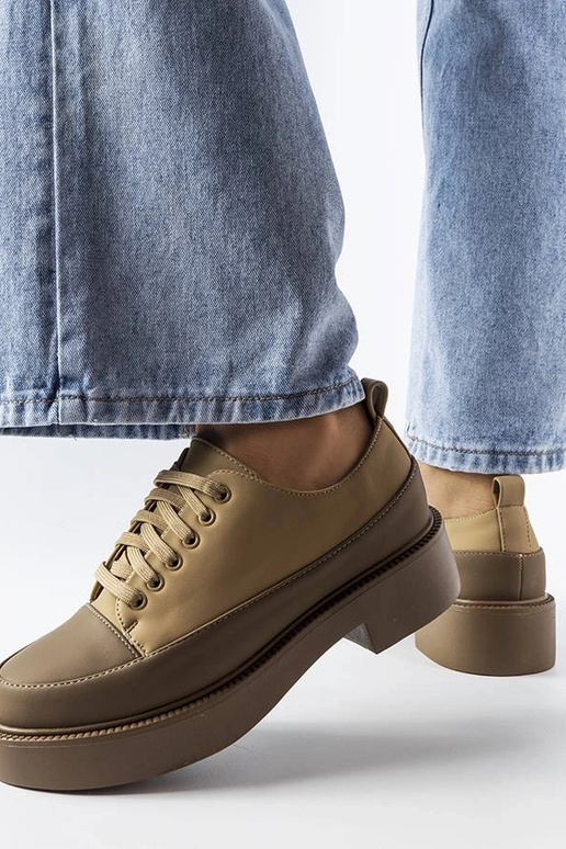 Brune flade sko Merico Brune flade sko Merico