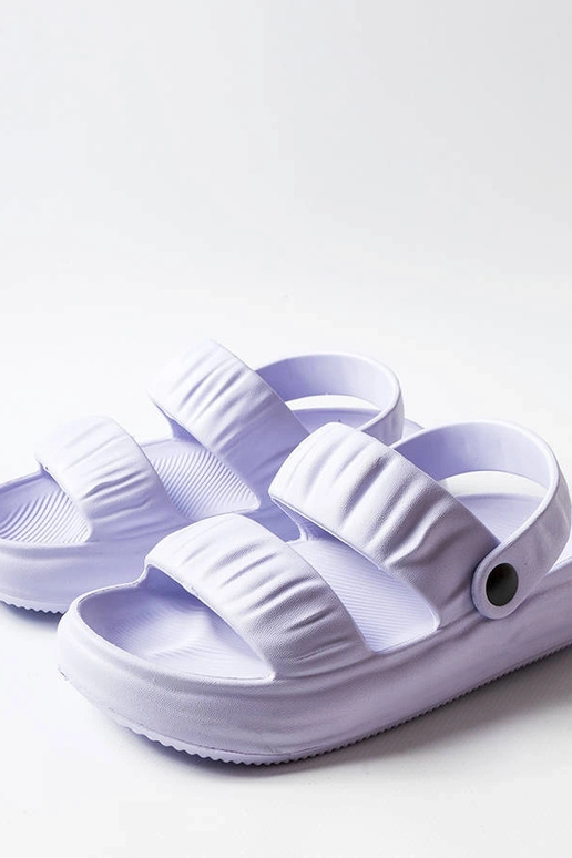 Paarse schuimrubberen slippers,...