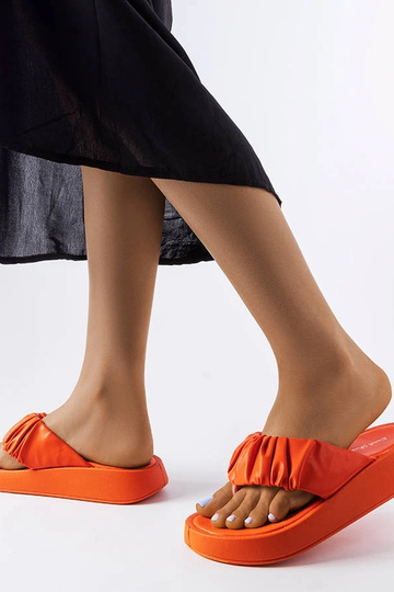 Filena orange rynkede klipklapper 2