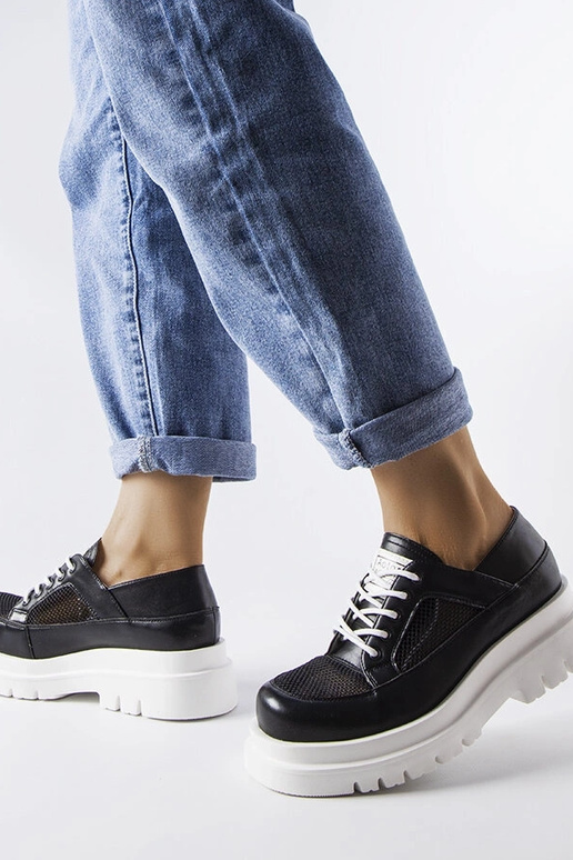 Sorte gennembrudte massive Tasmin...