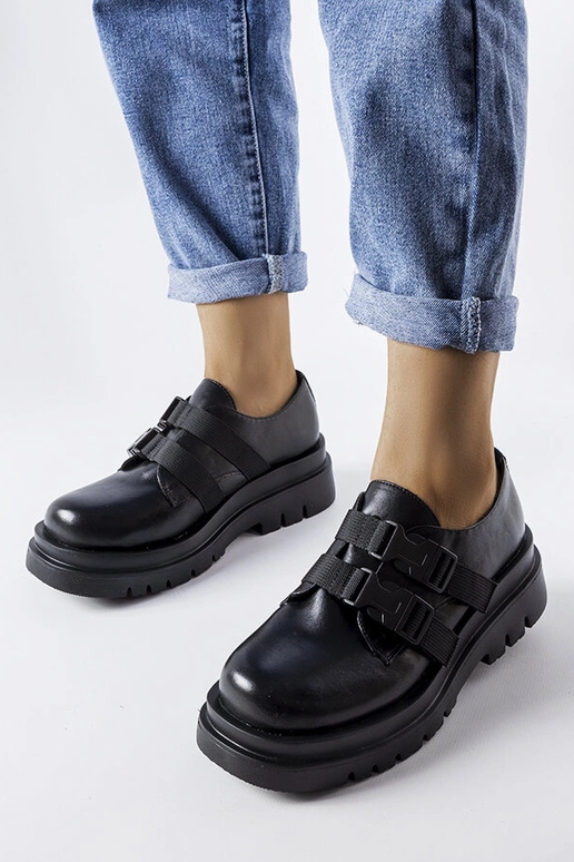 Sorte Prospero platform sko Sorte Prospero platform sko