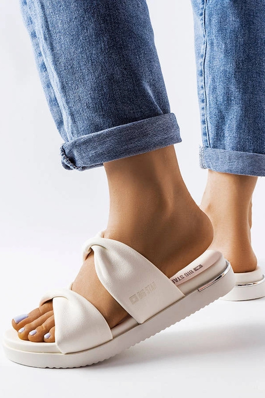 Big Star hvide flip-flops LL274A121