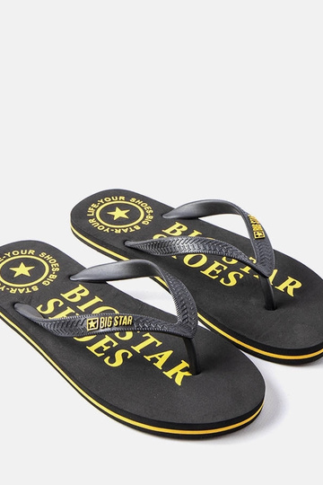 Zwarte slippers, "Big Star LL174430"