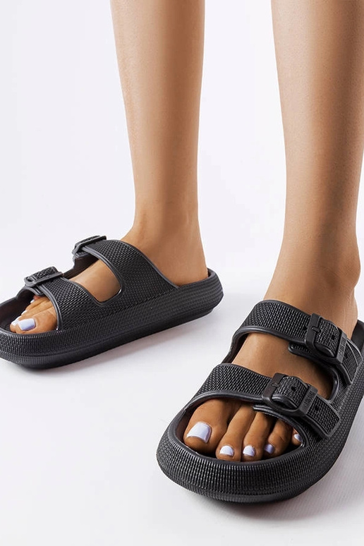 Black Big Star flip-flops LL274615