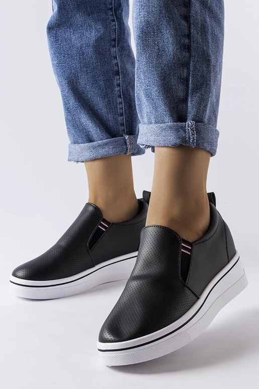 Sorte Dionisia wedge sneakers