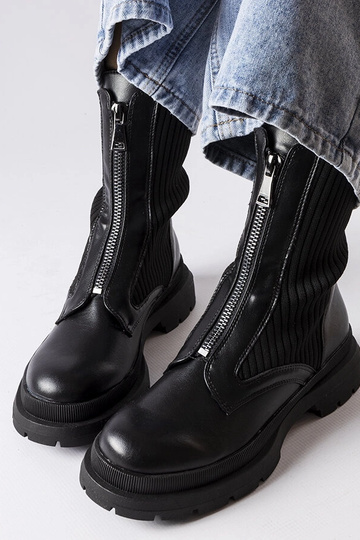 Sorte Napolitani sokkestøvler 2