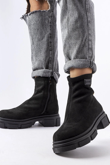 Sorte Inge Suede Isolerede...