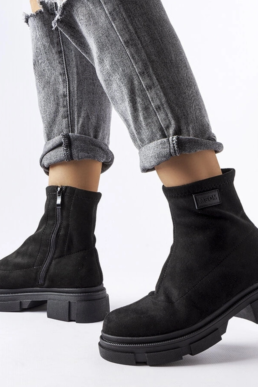 Sorte Inge Suede Isolerede Støvler