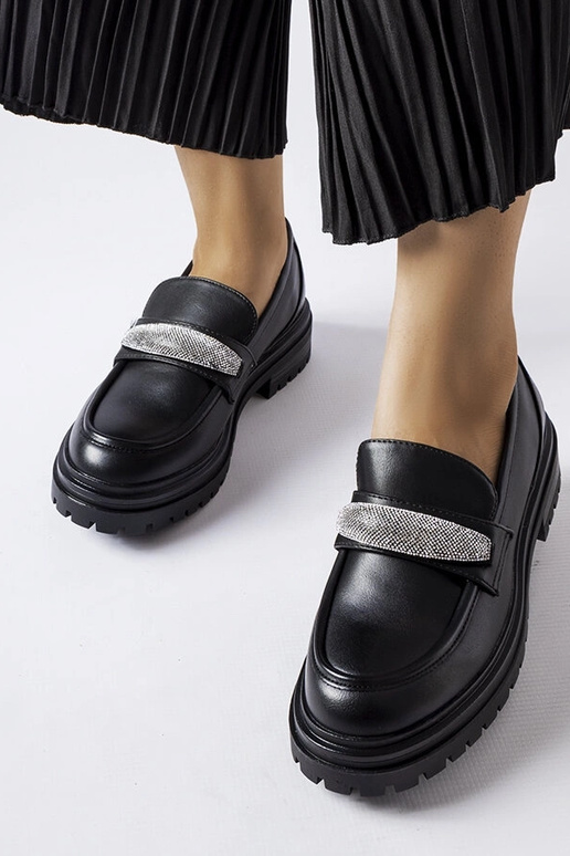 Sorte Hartford rhinestone loafers Sorte Hartford rhinestone loafers