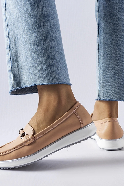 Vinceza Pink læder indersål mokkasiner Vinceza Pink læder indersål mokkasiner