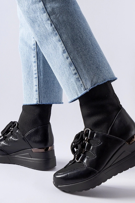 Sorte Rochon kilestøvler