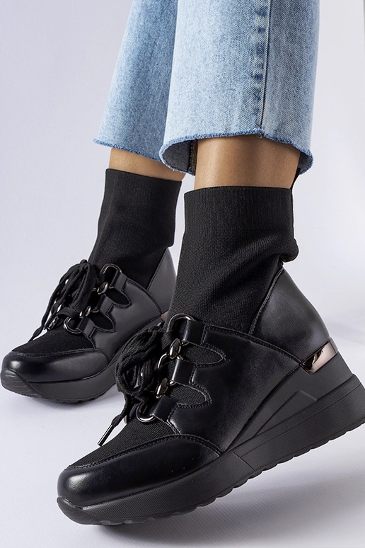 Sorte Rochon kilestøvler