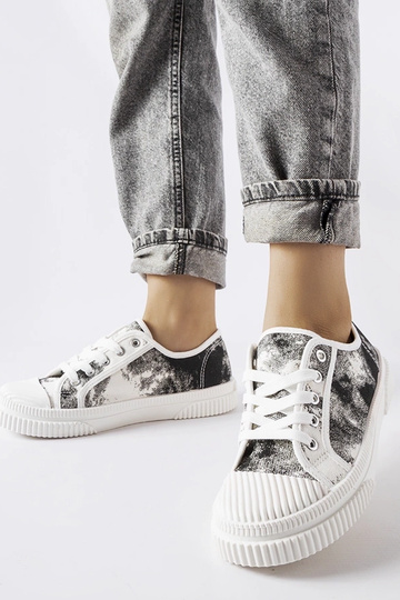Sorte Clavet falmede sneakers