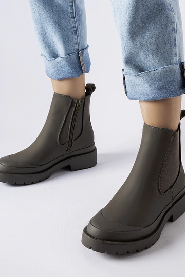 Grønne dameankelstøvler Detis 2