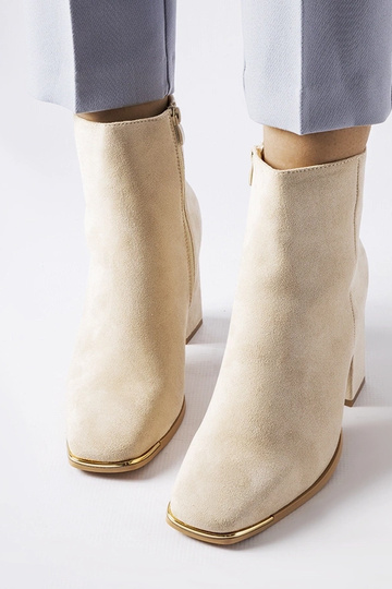 Beige Cheney ankelstøvler... 2