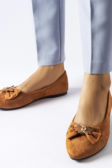 Jette Brown Ballerina med... 2