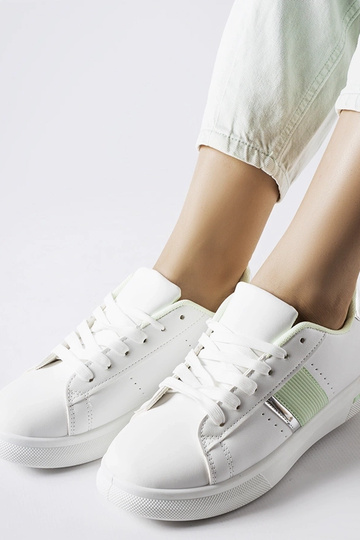 Hvide sportssko med mint... 2