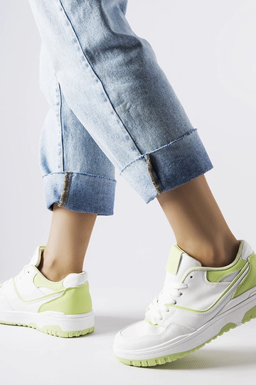 Barrette hvide og grønne sneakers 2