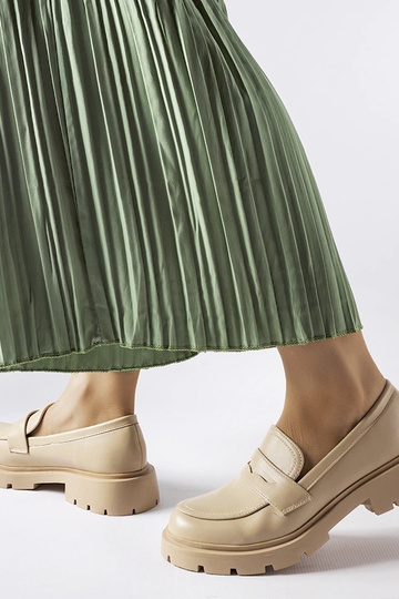 Zandkleurige elegante mocassins, „Puccianiello" 2