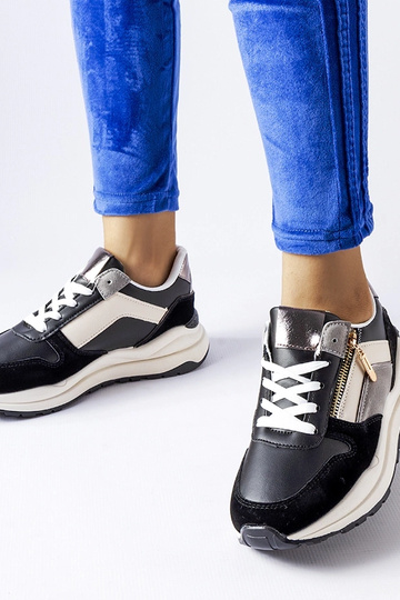 Cecchi sorte og hvide sneakers