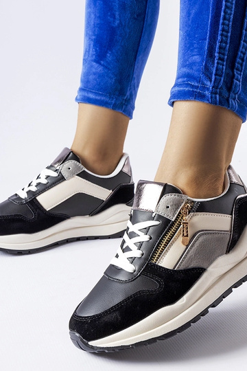 Cecchi sorte og hvide sneakers 2