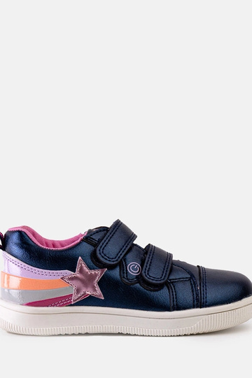 Blå velcro børnesneakers Dahl