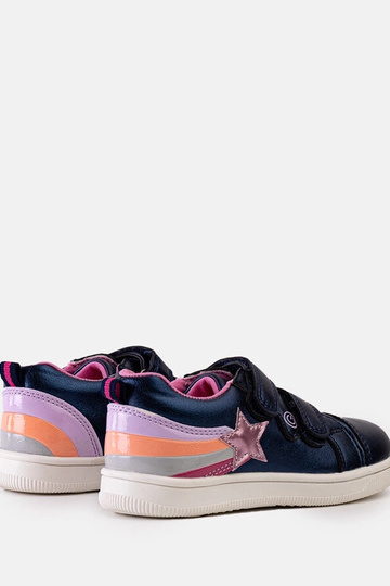 Blå velcro børnesneakers Dahl 2