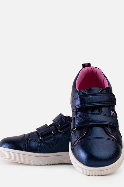 Blå velcro børnesneakers Dahl Blå velcro børnesneakers Dahl