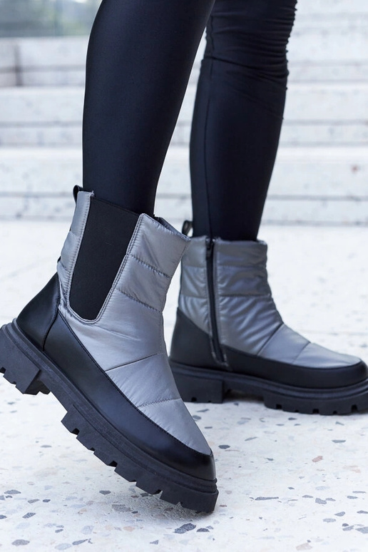 Galvani grå isolerede snestøvler