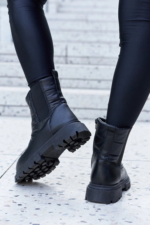 Sorte isolerede Galvani snestøvler