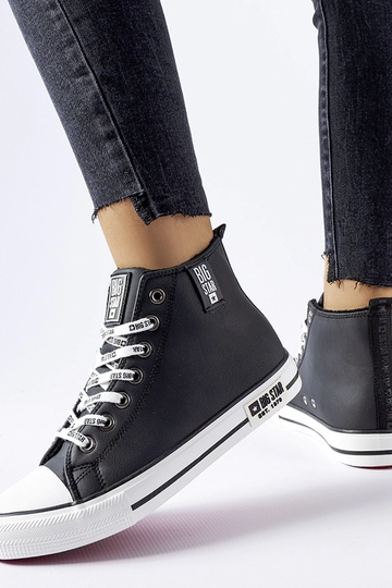 Sort isolerede Big Star sneakers KK274598 2