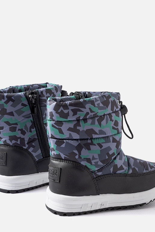 Zwart-grijze winterlaarzen, „Big Star...